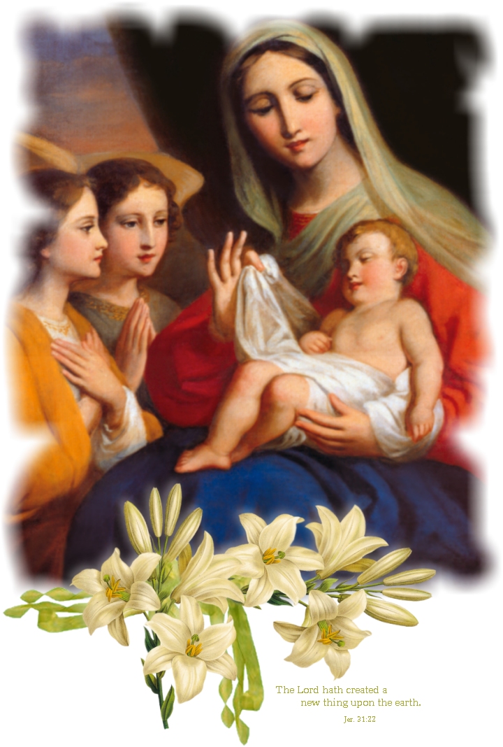 MADONNA AND CHILD WITH ANGELS