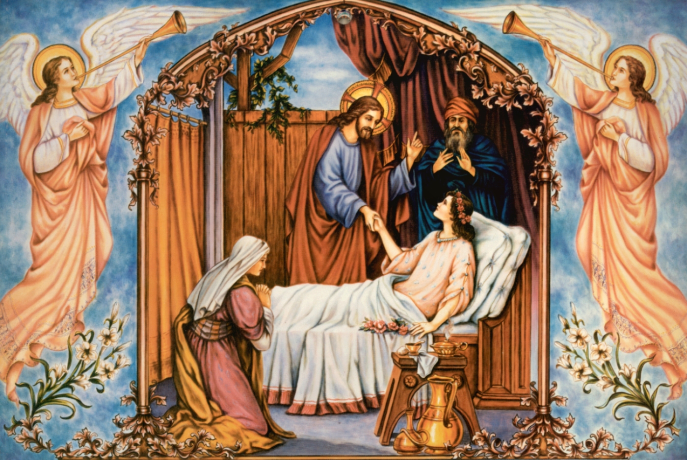 JESUS HEALS THE DAUGHTER OF JAIRUS