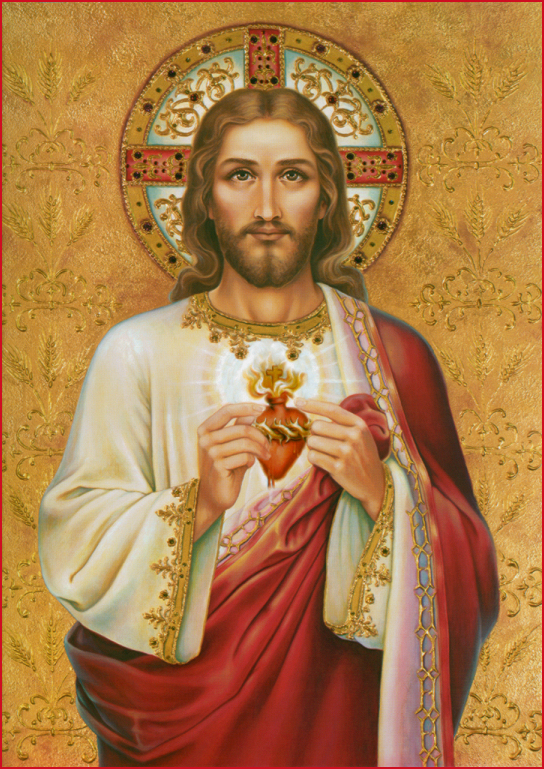 SMALL PRINTABLE IMAGE OF THE SACRED HEART