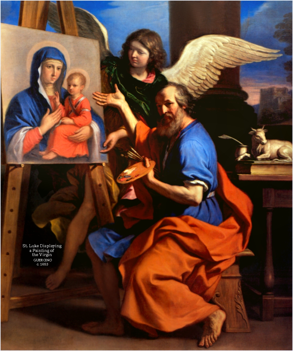 SAINT LUKE WITH THE VIRGIN