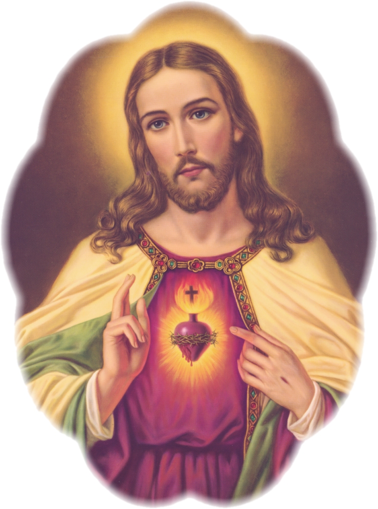 free clip art sacred heart jesus - photo #43
