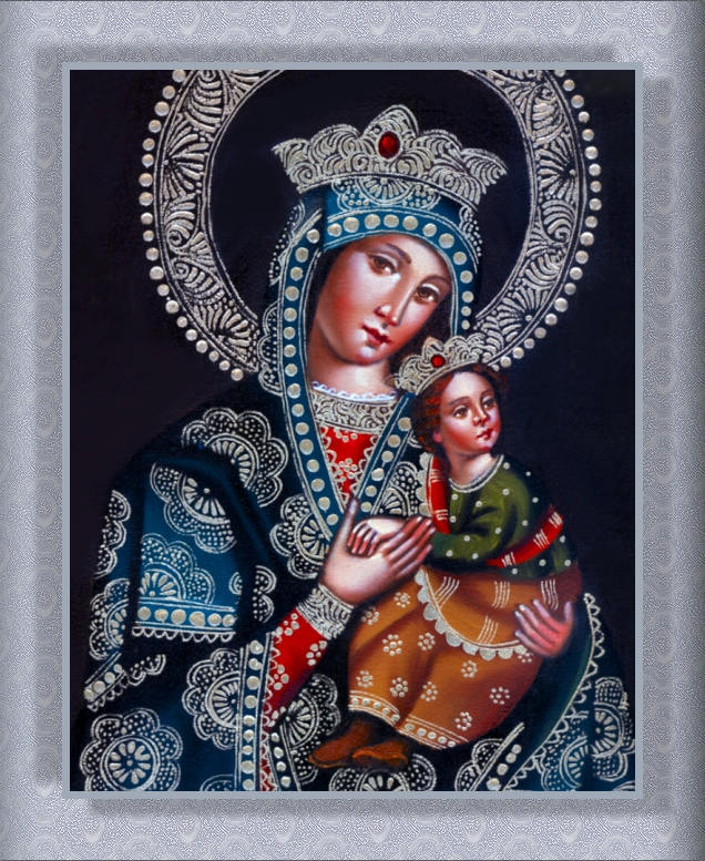 NUESTRA MADRE 4 WITH TEXTILE FRAME