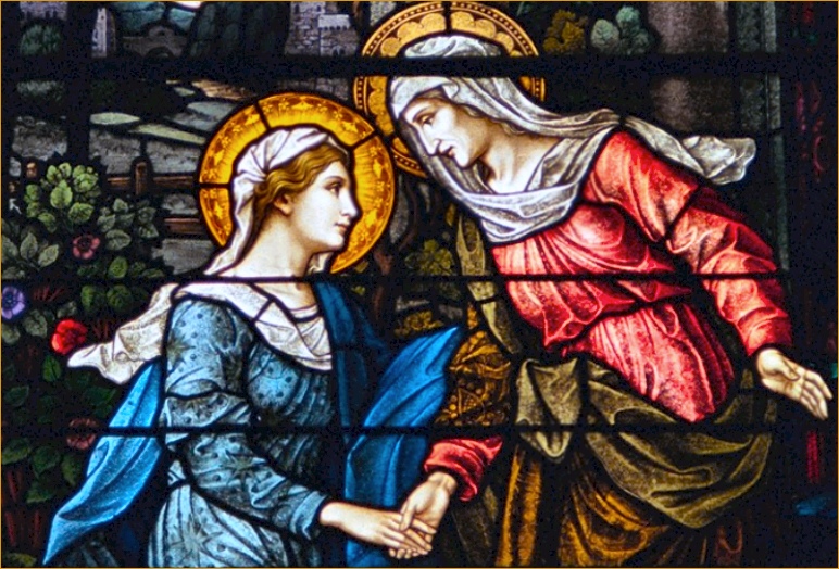 STAINED GLASS VISITATION