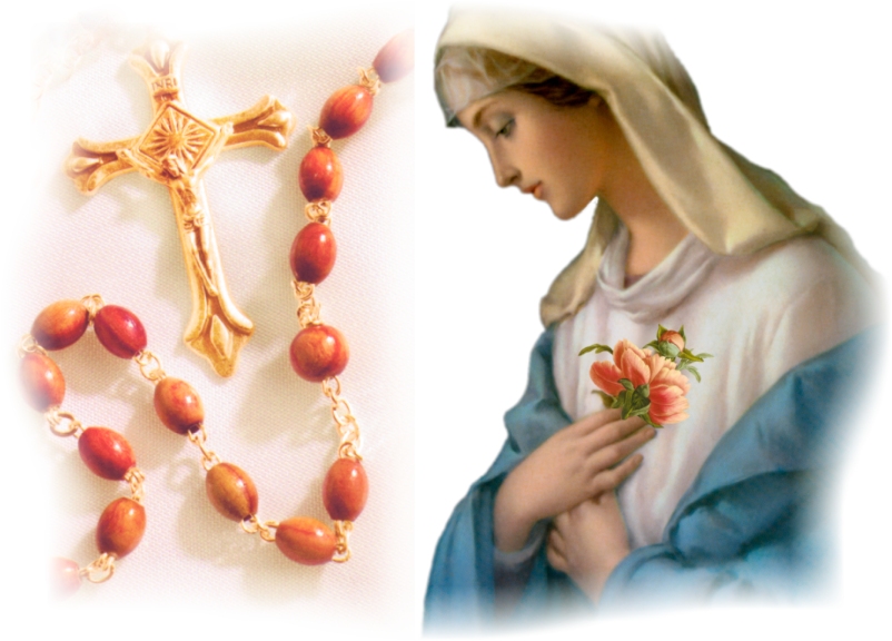 MARY WITH BEADS