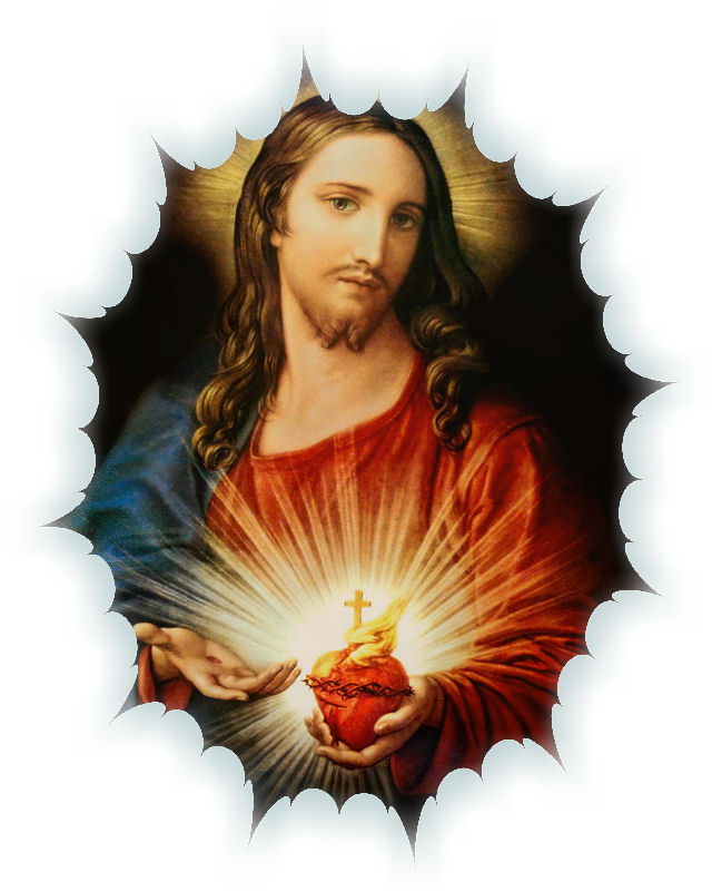 REPRODUCTION OF BATONI'S SACRED HEART