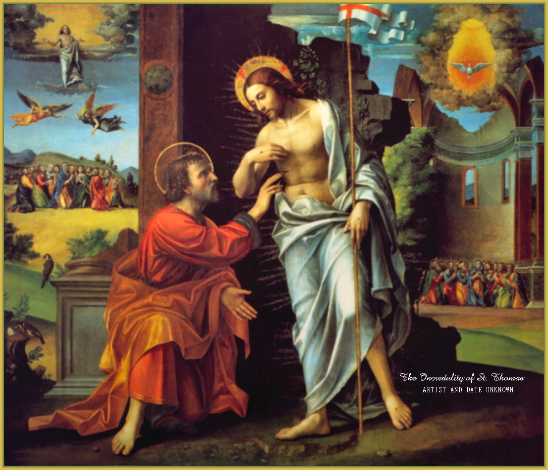 ST. THOMAS WITH CHRIST