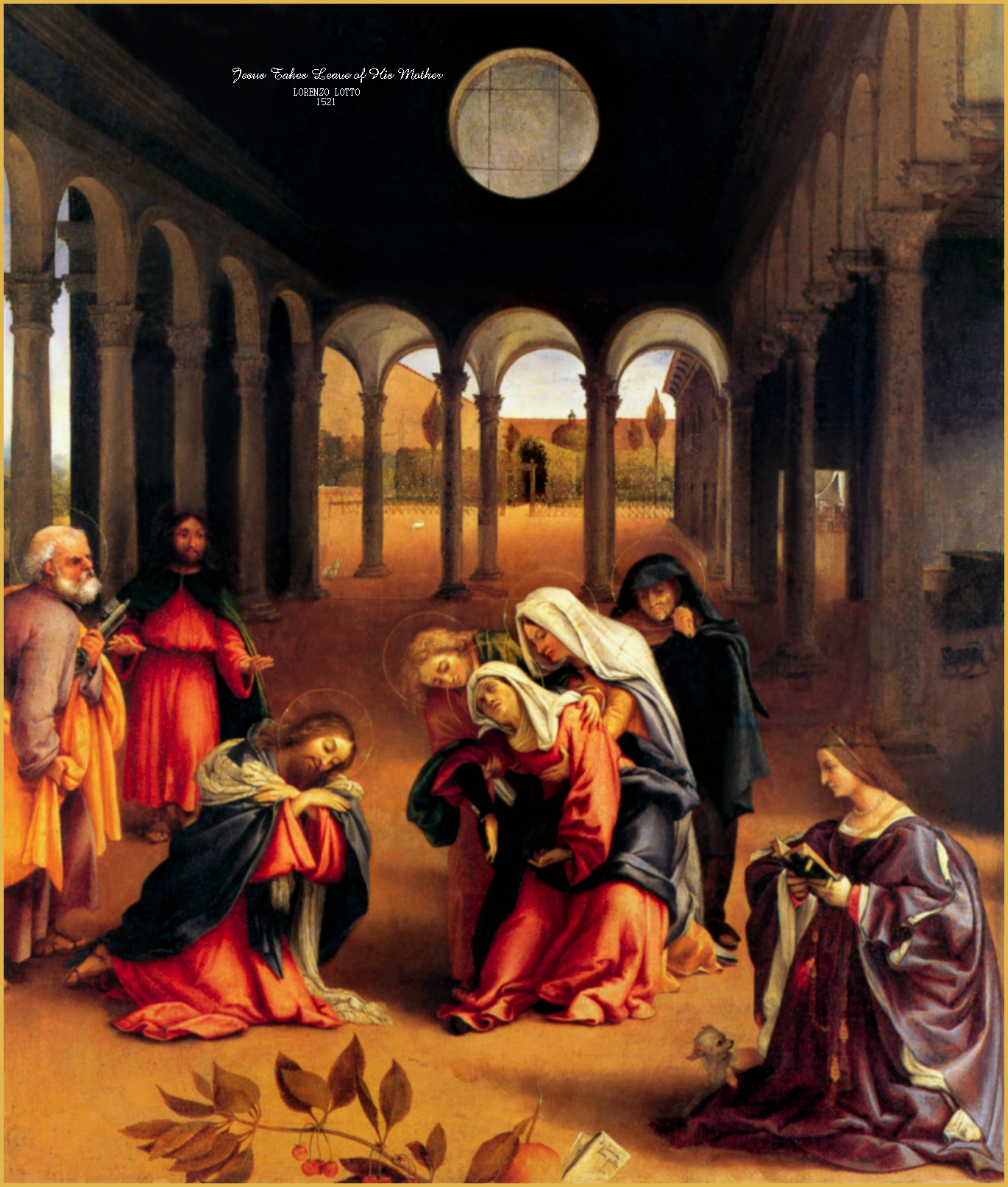 JESUS TAKES LEAVE OF HIS MOTHER