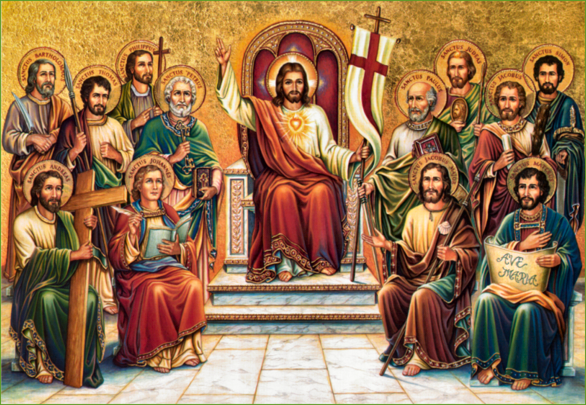 CHRIST THE KING AND APOSTLES