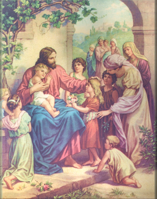 CHRIST WITH CHILDREN AND MOTHERS