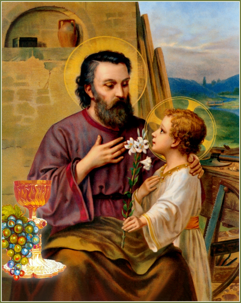 SAINT JOSEPH WITH THE CHRIST CHILD COMPOSITE