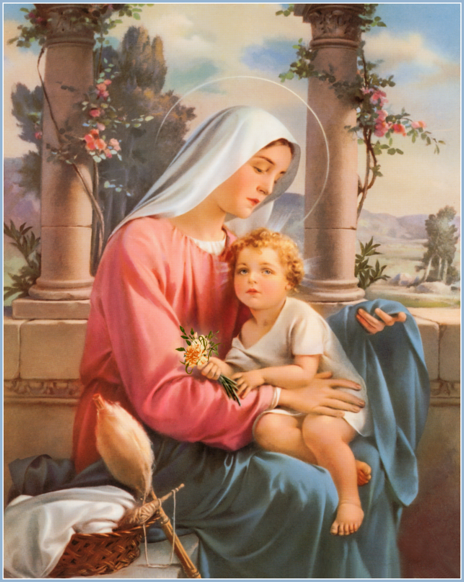 MADONNA AND CHILD WITH CARNATION OBVERSE