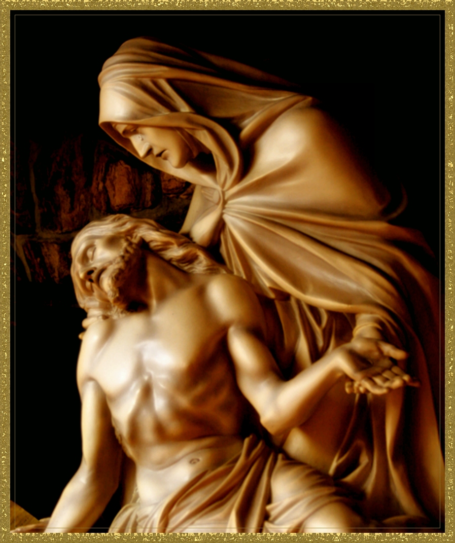 PIETA WITH SEPIA OVERTONES