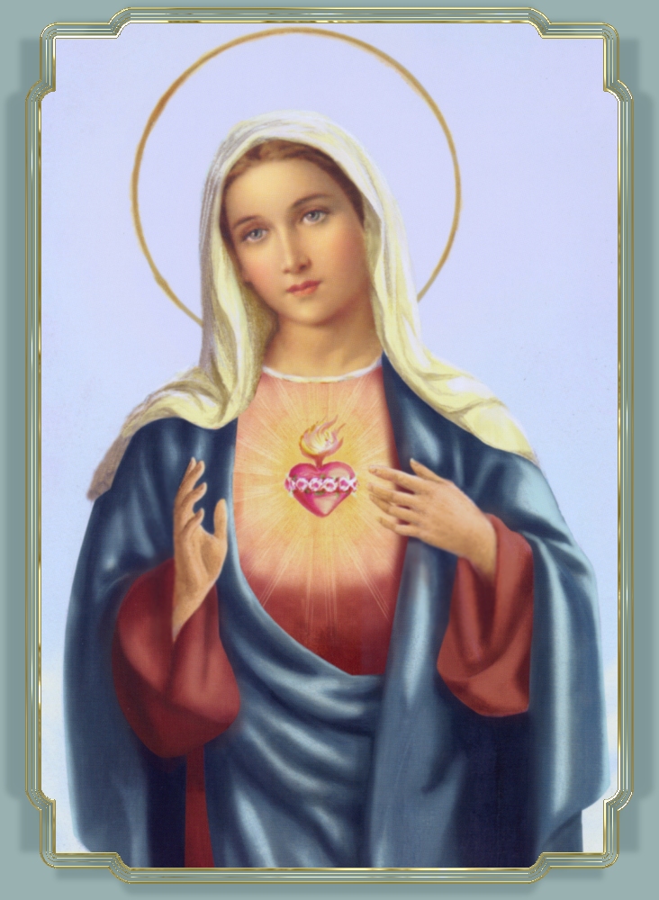 IMMACULATE HEART IN FRAME