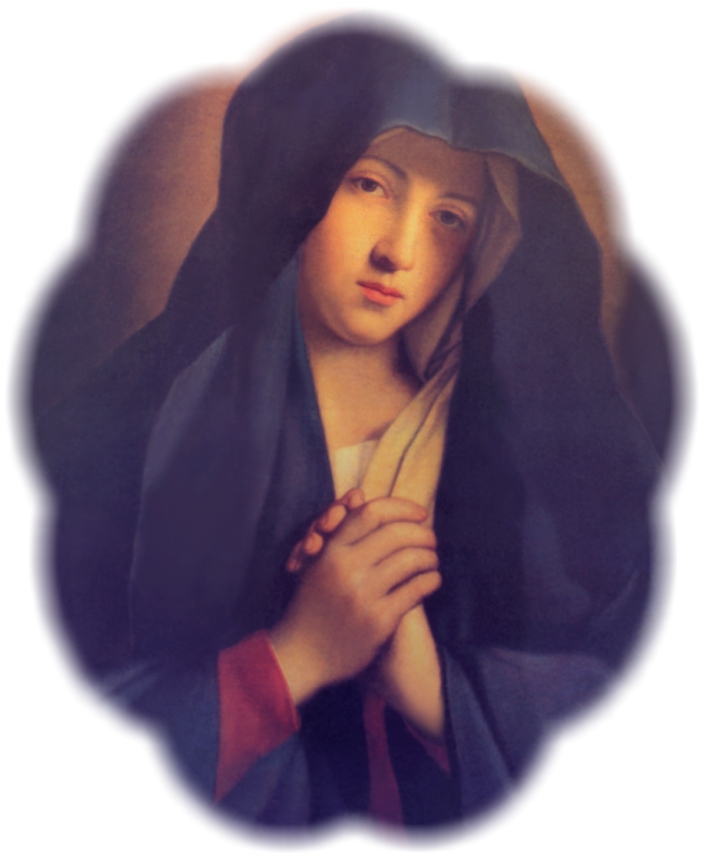 MOTHER OF SORROWS WITH PHOTO FADE