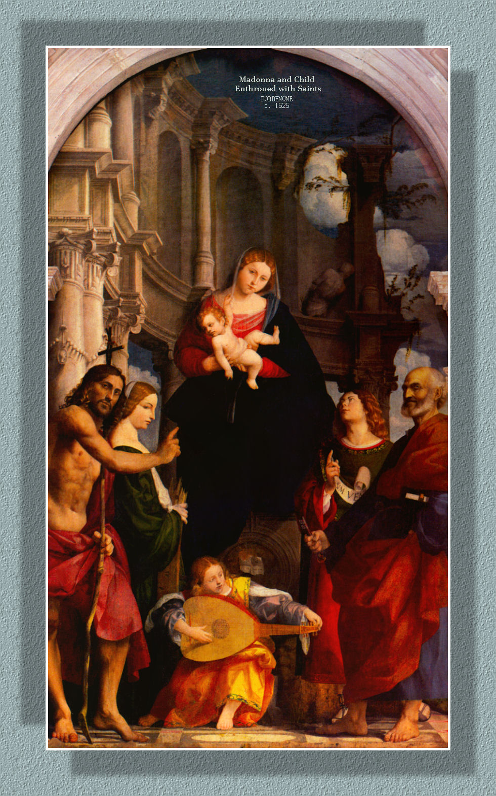 MADONNA WITH ST. PETER AND SAINTS