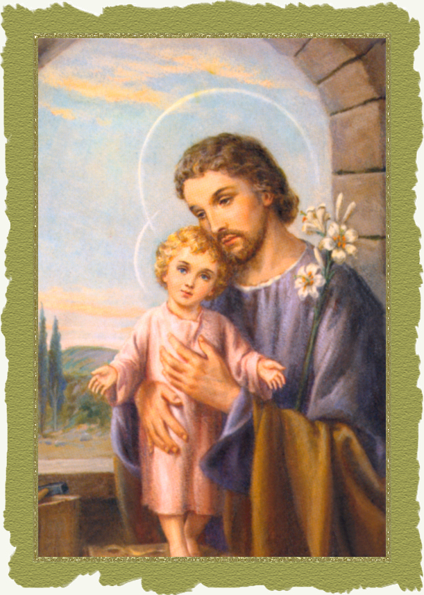 SAINT JOSEPH HOLY CARD