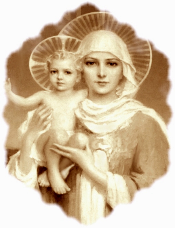 CHAMBERS MADONNA IN SEPIA FADE