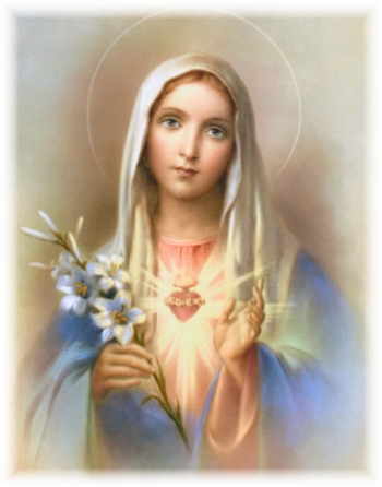 IMMACULATE HEART WITH GLOW FRAME