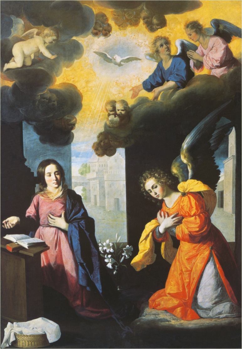 ANNUNCIATION BY ZUBARAN