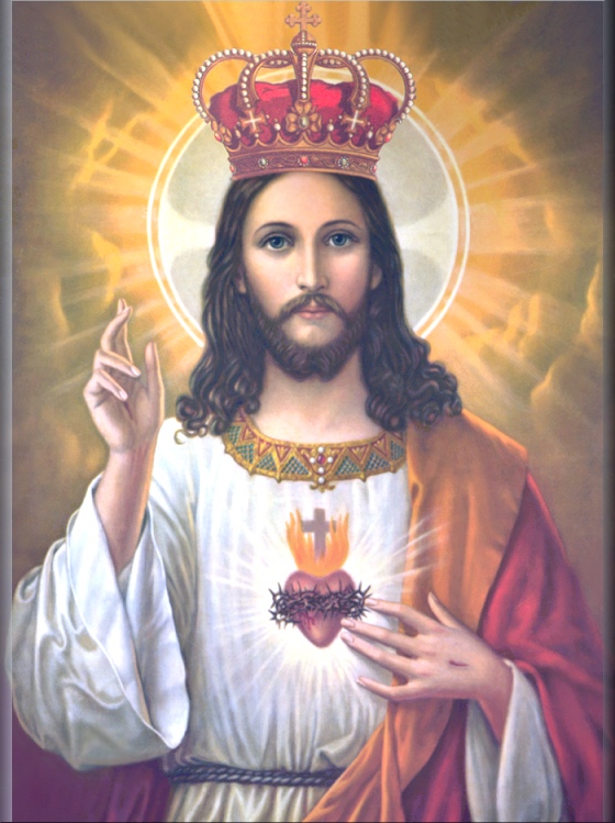 SACRED HEART WITH CROWN