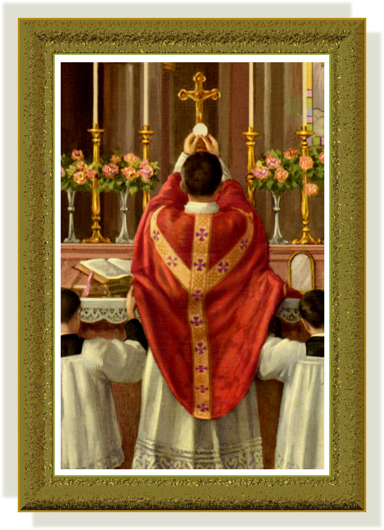 TRADITIONAL MASS IMAGE IN FRAME