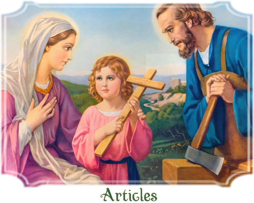 BANNER WITH HOLY FAMILY